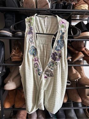 Zadig & Voltaire Pale Sage Knit Tank with Subtle Texture